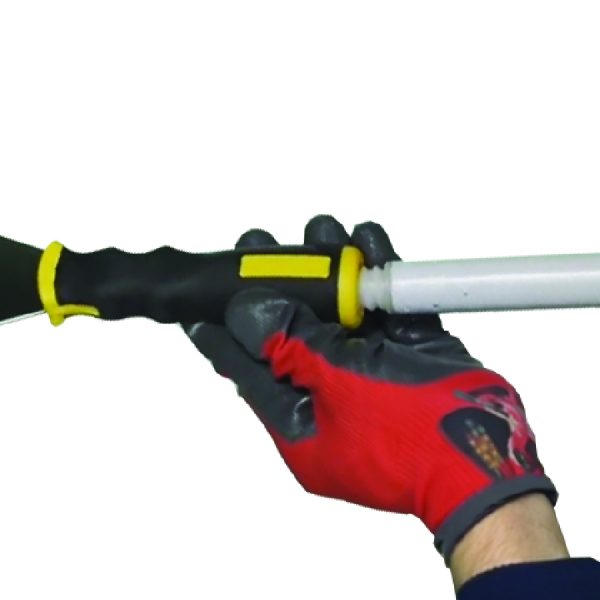 (BS3) Soft Grip Bent H/D Scraper, Pole Socket & Hammer End, Labelled