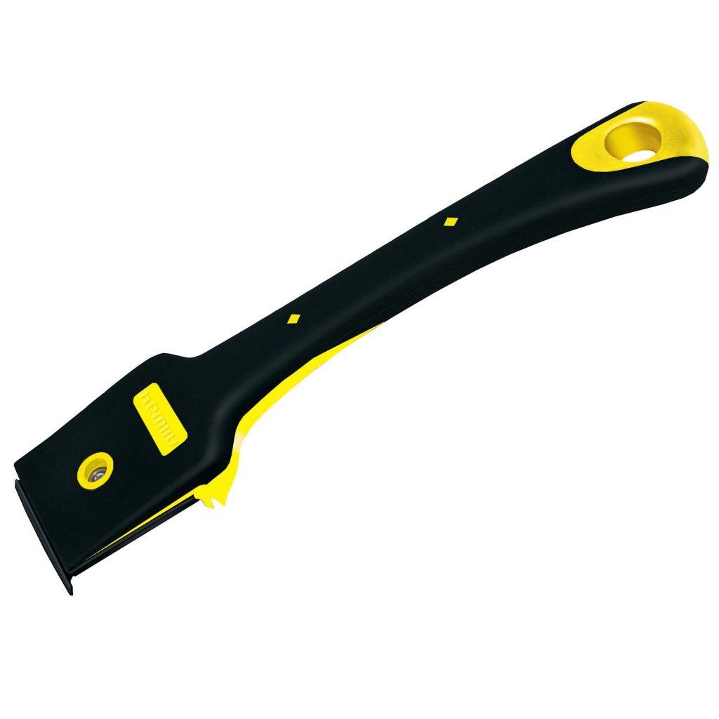 (F4) 2 ½”” Soft Grip Wood Scraper, 4 Edge (No File), Carded
