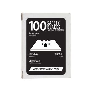 (KBS100) 3-Notch Safety Blades, 100-Pack