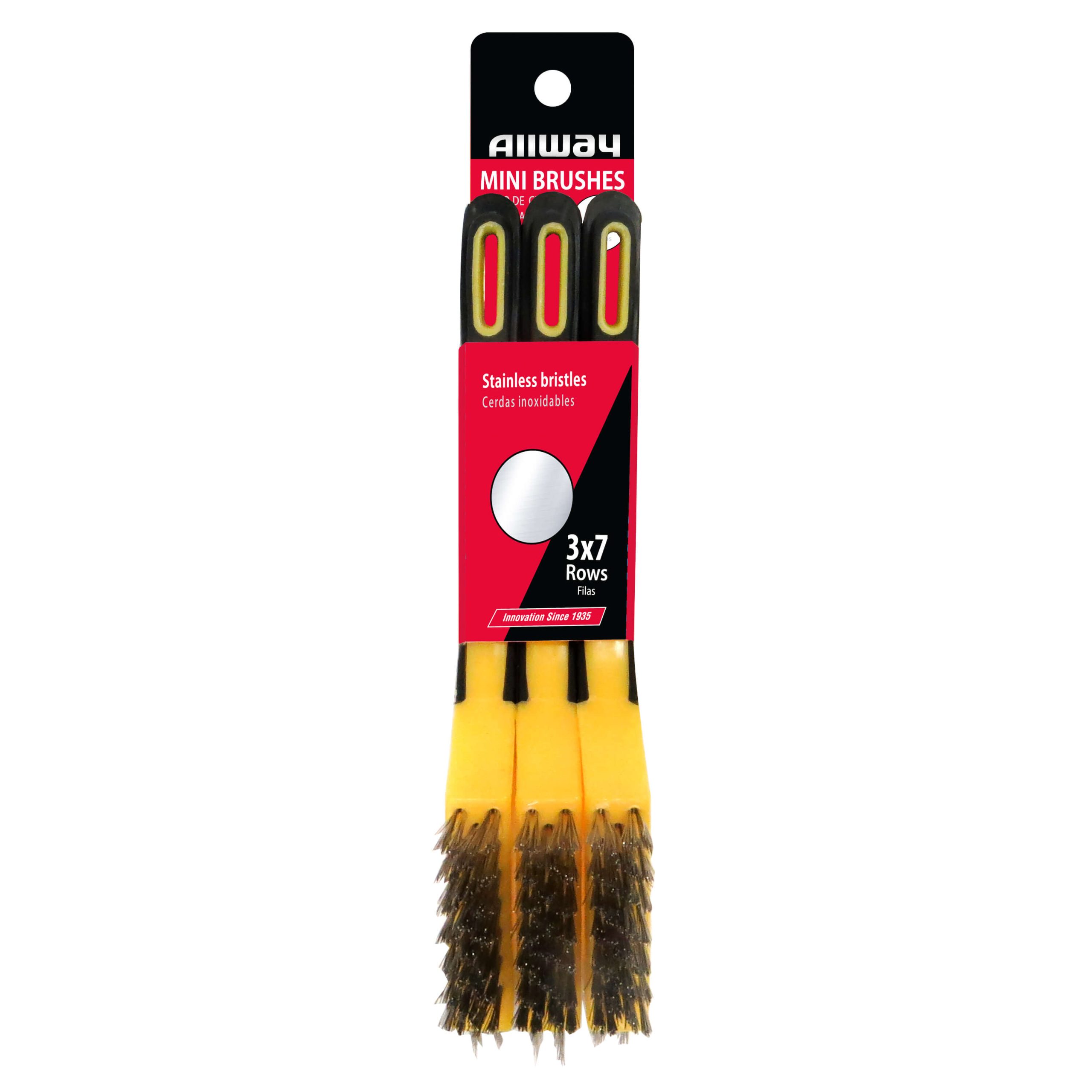 AMB) 3-Piece Soft-Grip Mini Stripper Brush Set, Carded » ALLWAY® The Tools  You Ask For By Name