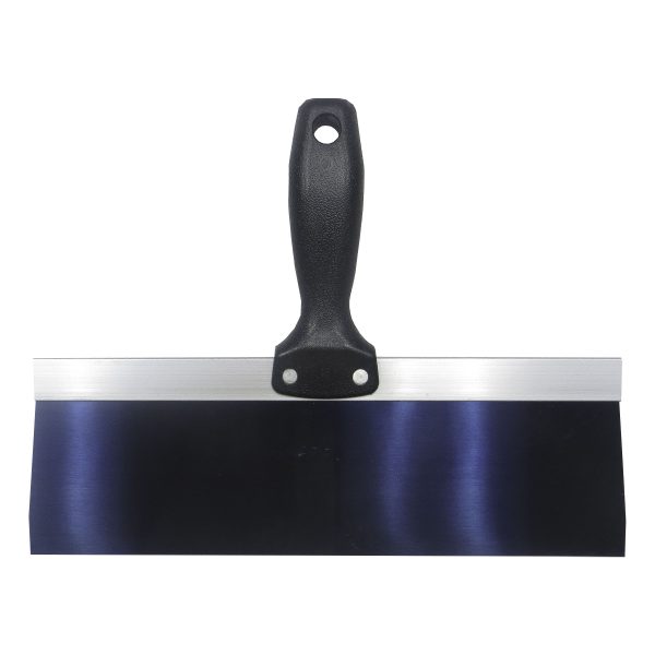 (TK12) 12" Blue Steel Tape Knife, W/Solid Handle & Rubber Grip, Labelled
