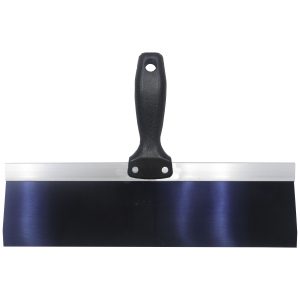 (TK14) 14" Blue Steel Tape Knife, W/Solid Handle & Rubber Grip, Labelled
