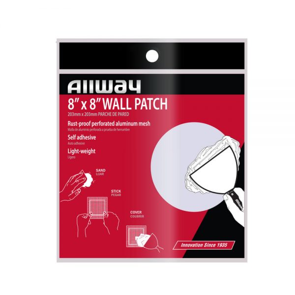 (WP8) Drywall Patch 8" X 8", Carded