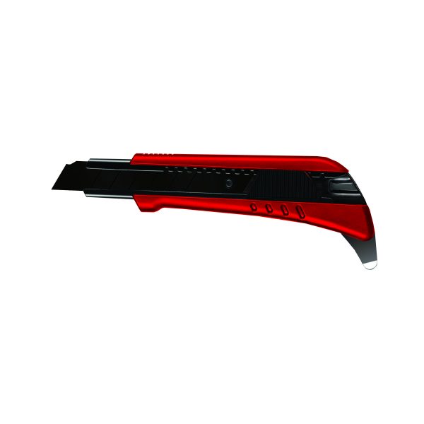(SK18BH) 8mm Pro Soft Grip Slide Lock w/Hook Snap Knife, Carded