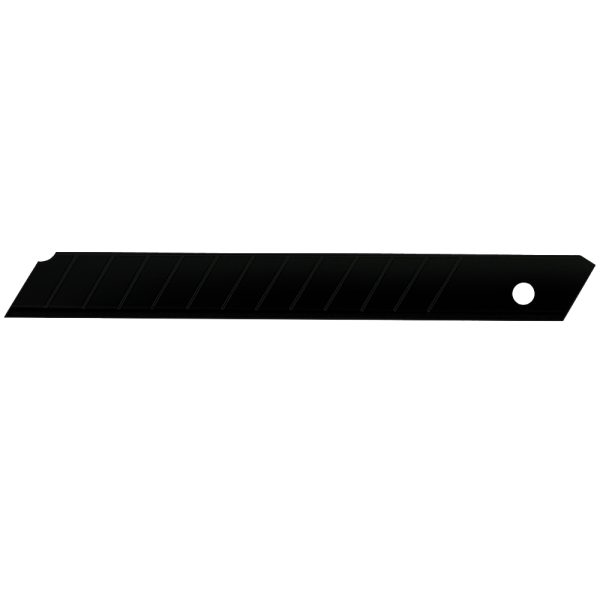 (SB9-20B) 9mm Premium Blackened Steel 13-Point Snap Blades, 20 PC Dispenser, Carded