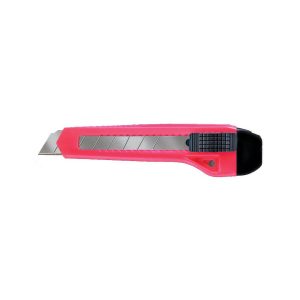 (K700) 7- Point 18mm Snap-Off Knife W/1 Blade, Neon, Carded