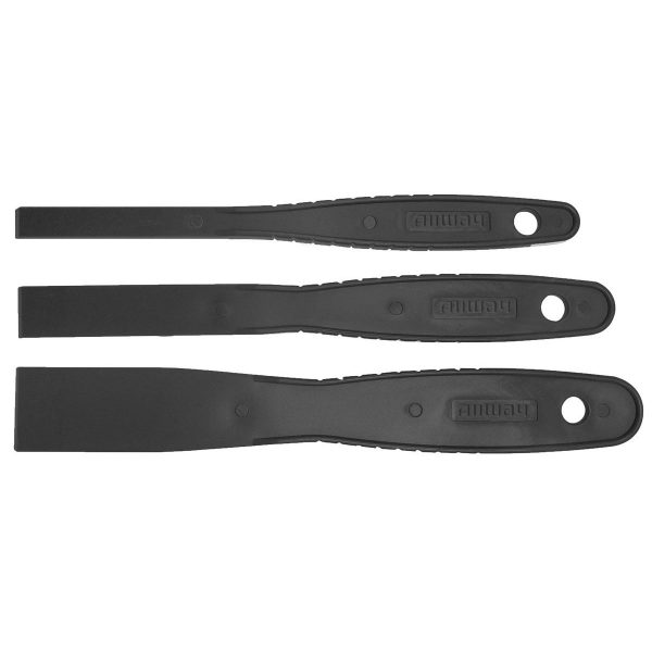 (SD3) Multi-Pak- 3 Celcon Detail Putty Knives - 3/8', 5/8", 1", Carded